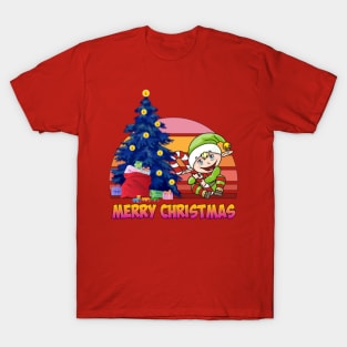 Merry Christmas with Christmas tree T-Shirt